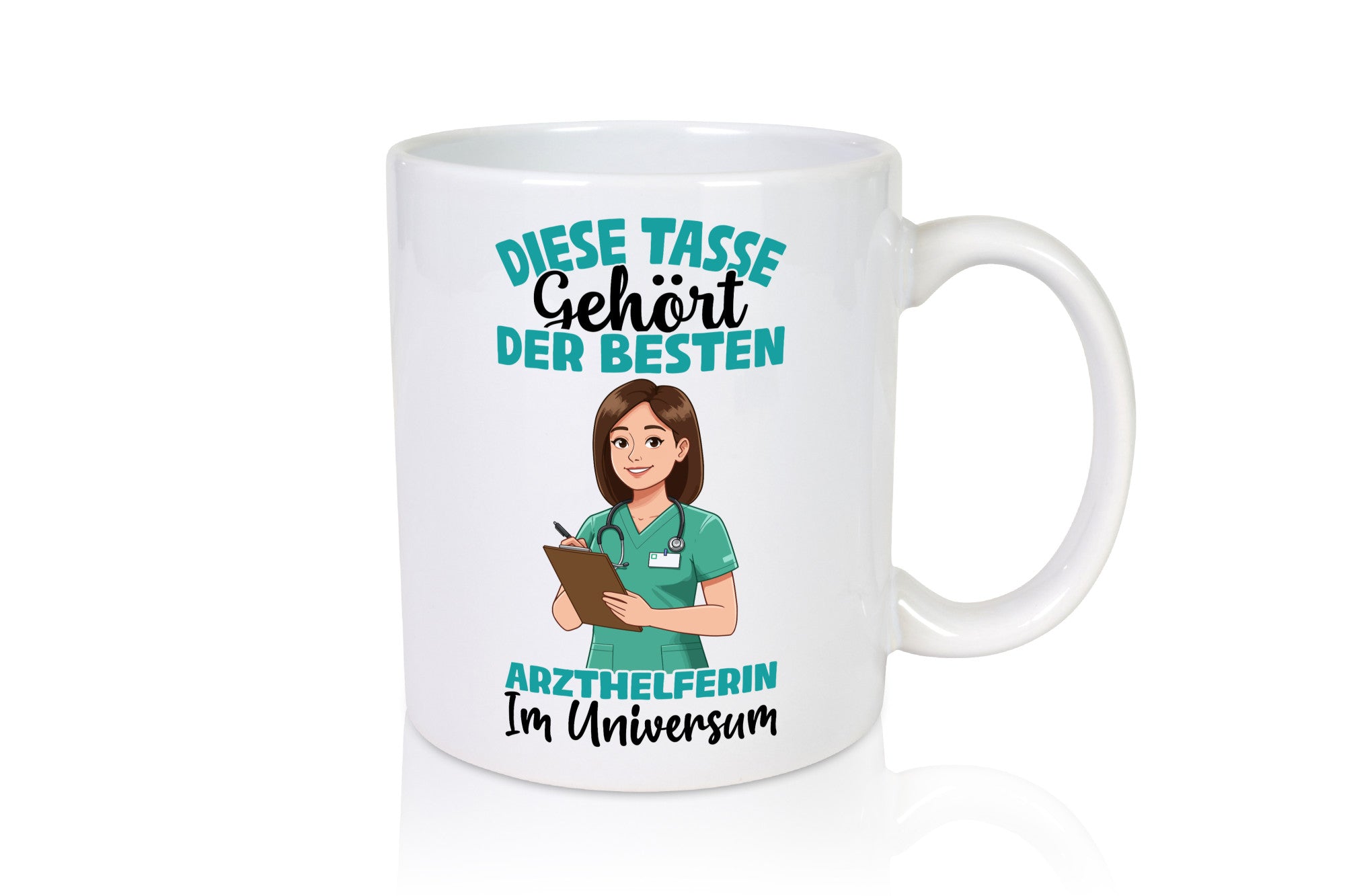 Im Universum: Arzthelferin | Fachangestellte Medizin lustiger Spruch Geschenk