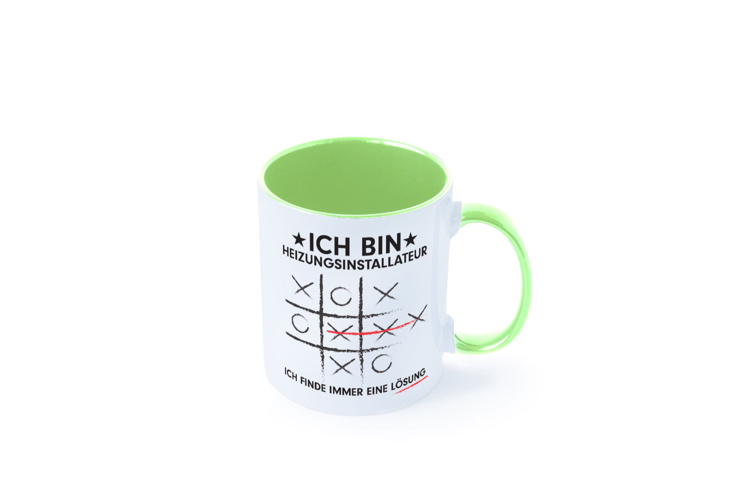 Löse Probleme: Heizungsinstallateur | Heizungsbauer Humor Geschenkidee Tasse