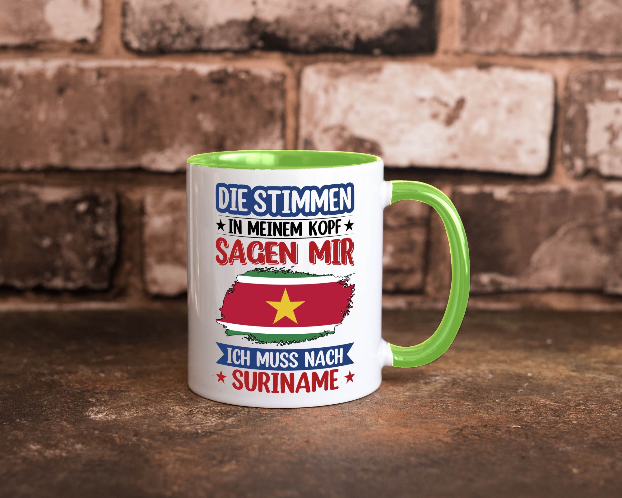 Suriname | Urlaub Stimmen in meinem Kopf Traumland v2 Geschenk Humor
