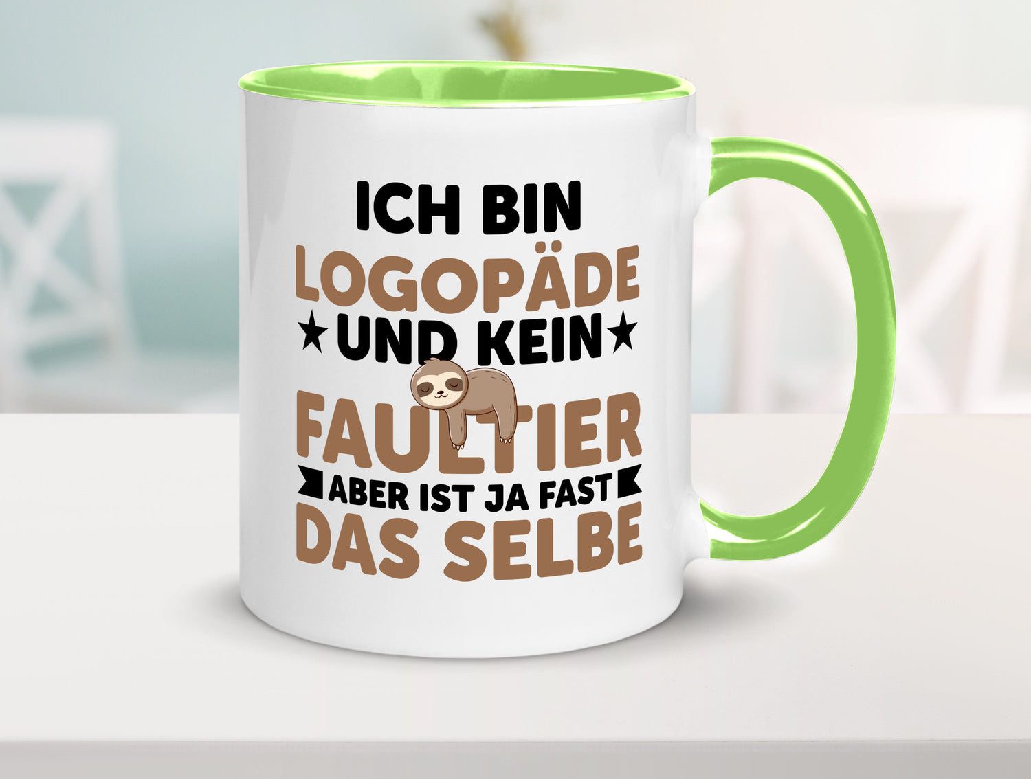 Ich bin kein Faultier: Logopäde | Sprachtherapie v2 Humor Tierliebhaber