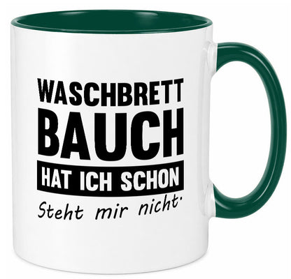 Waschbrettbauch steht mir nicht | Sixpack Gym lustiger Spruch Geschenk Humor