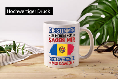 Moldawien | Urlaub Stimmen in meinem Kopf Traumland lustig Humor Geschenkidee