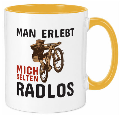 Selten Radlos | Spruchtasse Fahrrad Männer Humor lustiger Spruch Geschenk