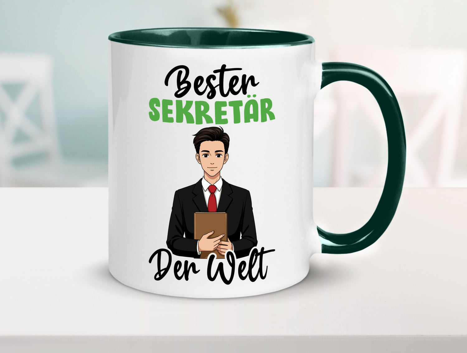Bester Sekretär | Büro v2 lustiger Spruch Geschenk Arbeit Kollegen Tasse