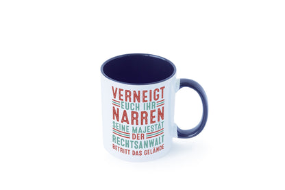 Verneigt euch: Rechtsanwalt | Anwalt Jurist Humor Geschenkidee Tasse