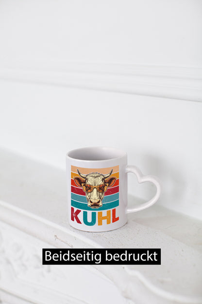 Kuhl | Kuh mit Sonnenbrille Coole v2 lustig Humor Geschenkidee Geschenk Tasse
