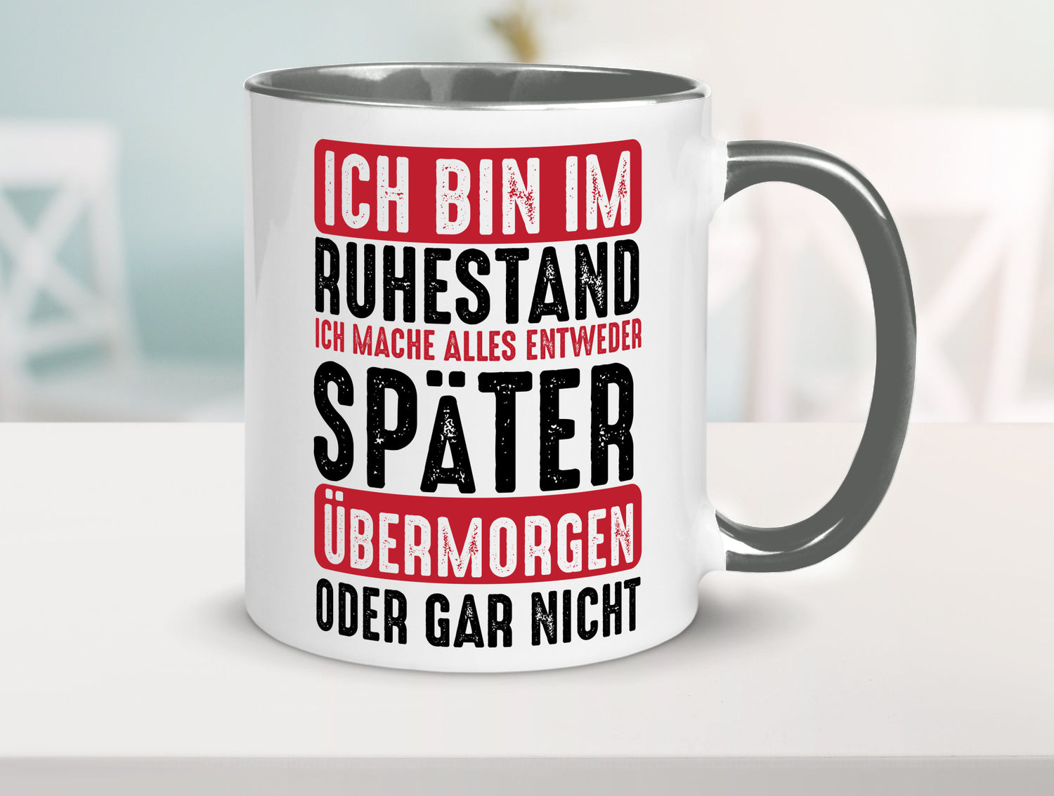 Ich mache alles später oder gar nicht | Rentner Ruhestand Geschenkidee Jubiläum