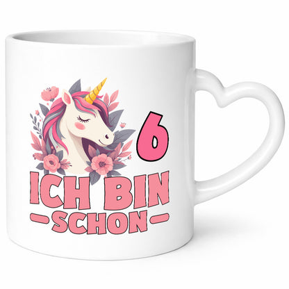 6. Geburtstag | 6 Jahre Einhorn bin schon Mädchen Geschenk Geschenkidee