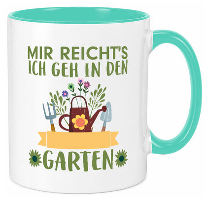 Ich geh in den Garten | Gärtner Tasse Gartenarbeit Humor Arbeit Kollegen Büro