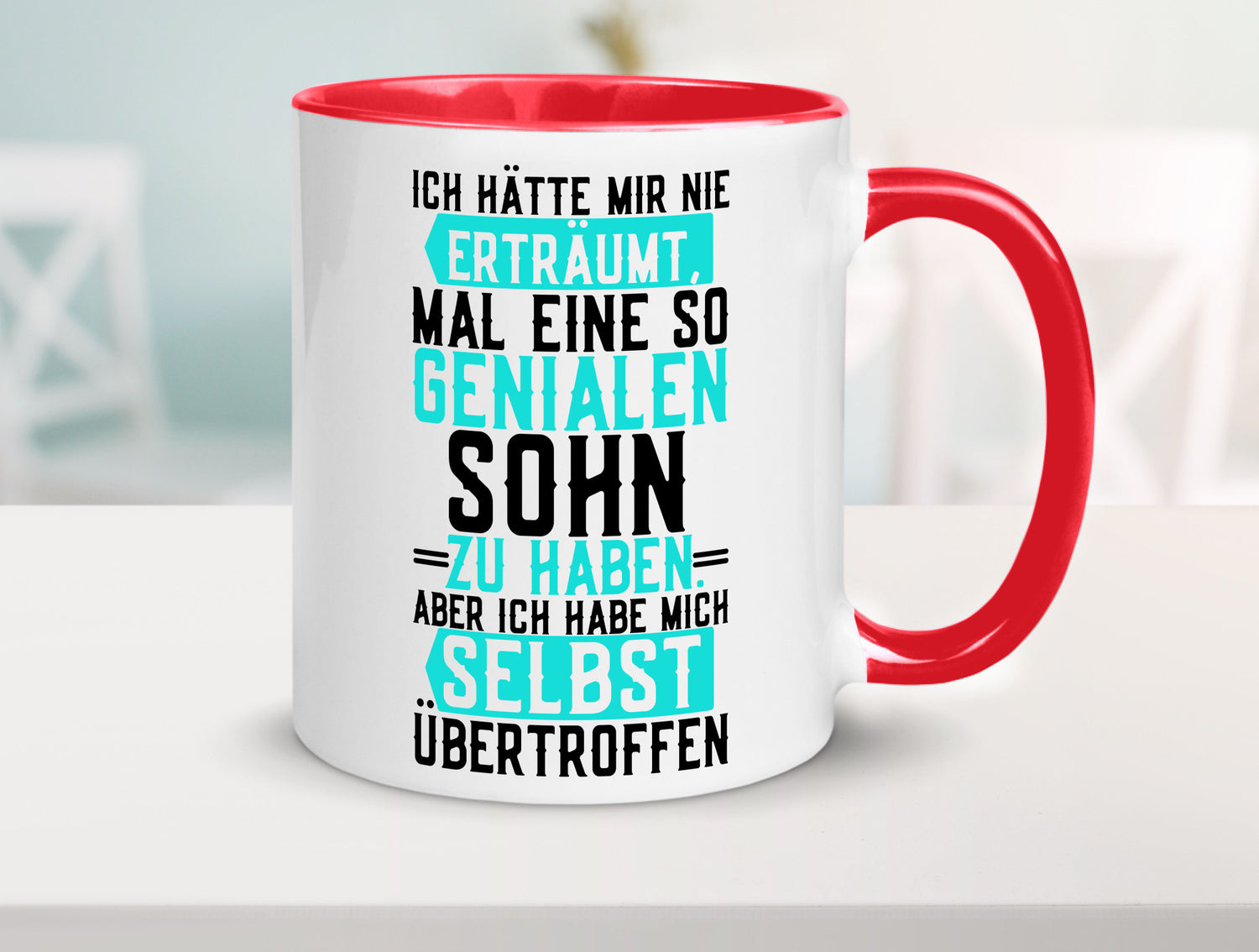 Wundervoller Sohn | Liebe Papa Vatertag Humor Geschenk Familie Geschenkidee