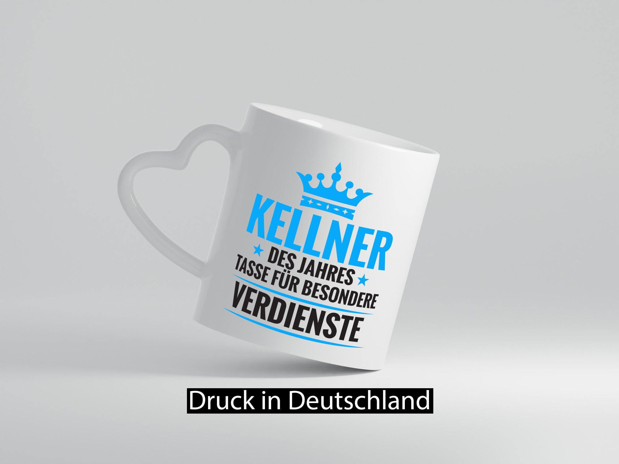 Besonderer Verdienst: Kellner | kellnern Bedienung Humor Geschenkidee Tasse