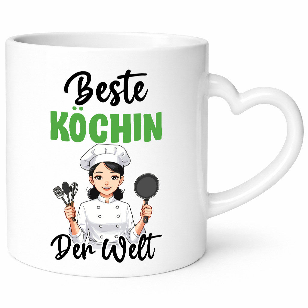 Beste Köchin | Chefköchin Chefkoch v2 lustig Arbeit Kollegen Büro Geschenk Tasse