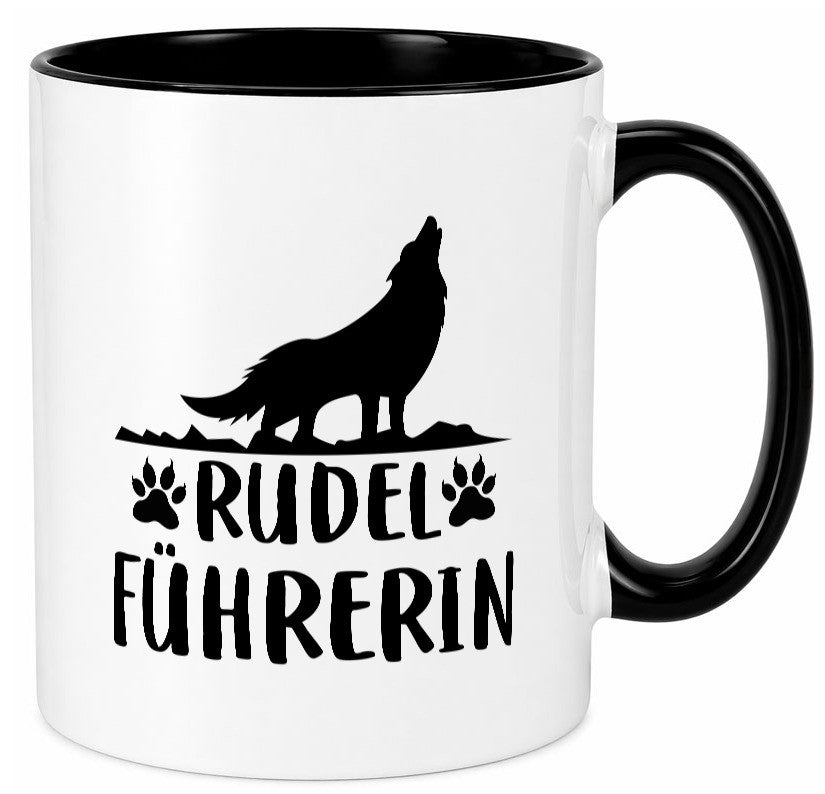 Rudelführerin | Frauen Tasse Hundebesitzerin Hund lustiger Spruch Geschenk