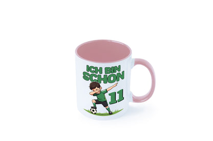 11. Geburtstag | 11 Jahre Fußballer Geschenkidee Humor Tasse