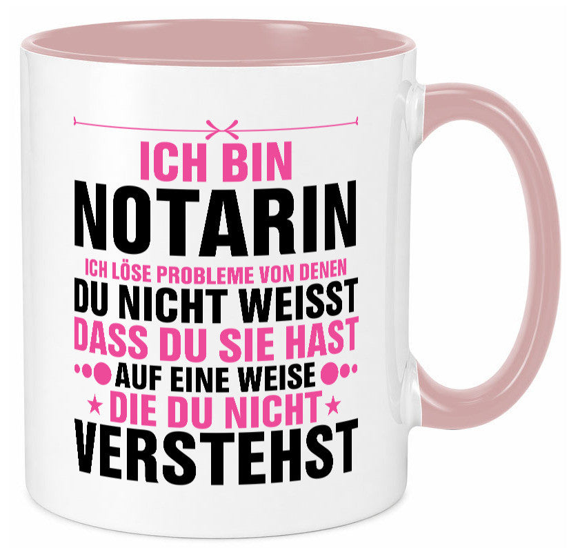 Löse Probleme: Notarin | Juristin v2 lustiger Spruch Geschenk Humor