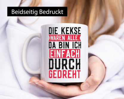 Kekse waren alle | hangry launisch verrückt Spruch lustig Humor Geschenkidee