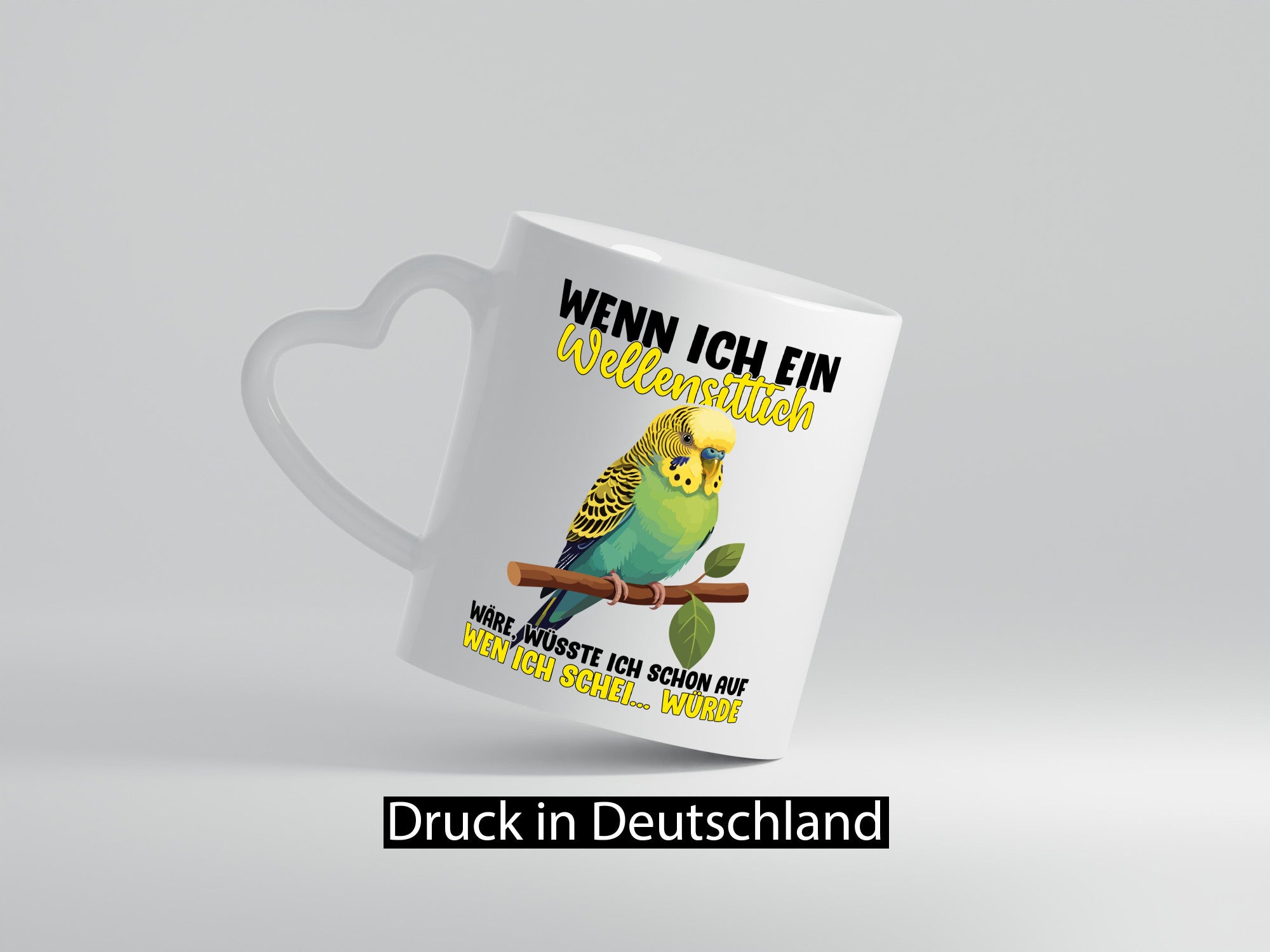 Wellensittich | Vogelbesitzer Humor Geschenkidee Tasse