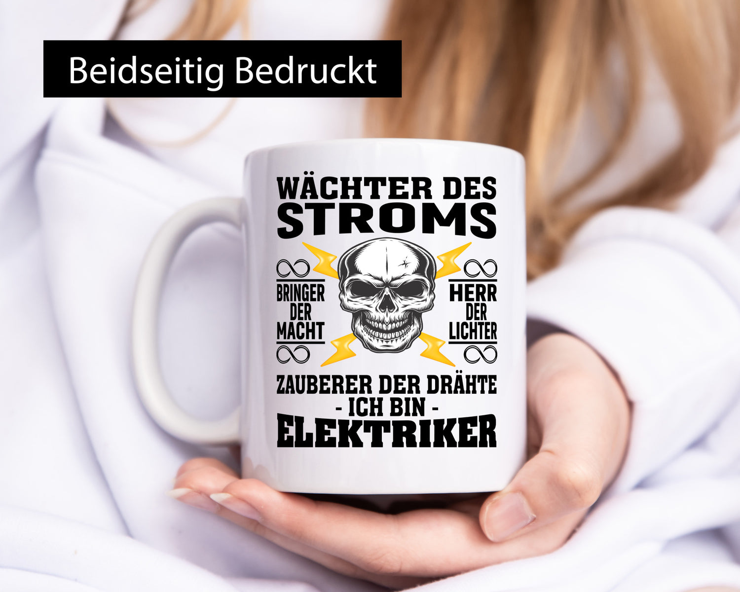 Wächter des Stroms | Ich bin Elektriker Geschenkidee Humor Tasse