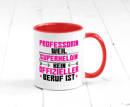 Superheldin Professorin | Uni Universität Geschenk Humor Geschenkidee lustiger