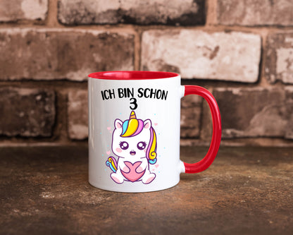 3. Geburtstag | Ich bin schon 3 Jahre Einhorn Mädchen lustig Geschenkidee