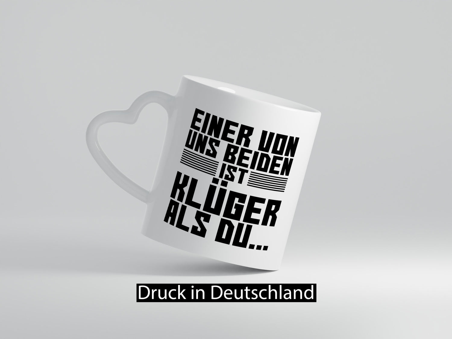 Einer von uns beiden ist klüger als du | Intelligenz Witz lustiger Spruch