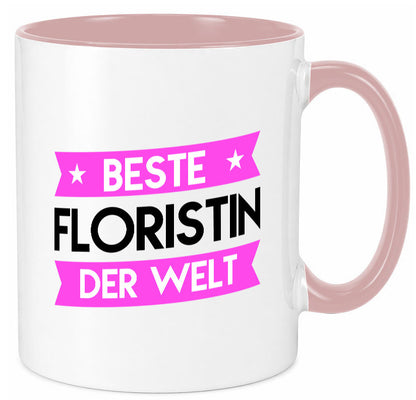 Beste Floristin | Blumen Verkäuferin Geschenk Humor Geschenkidee lustiger Tasse
