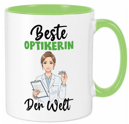Beste Optikerin | Augenoptik v2 Geschenk Humor Geschenkidee lustiger Spruch