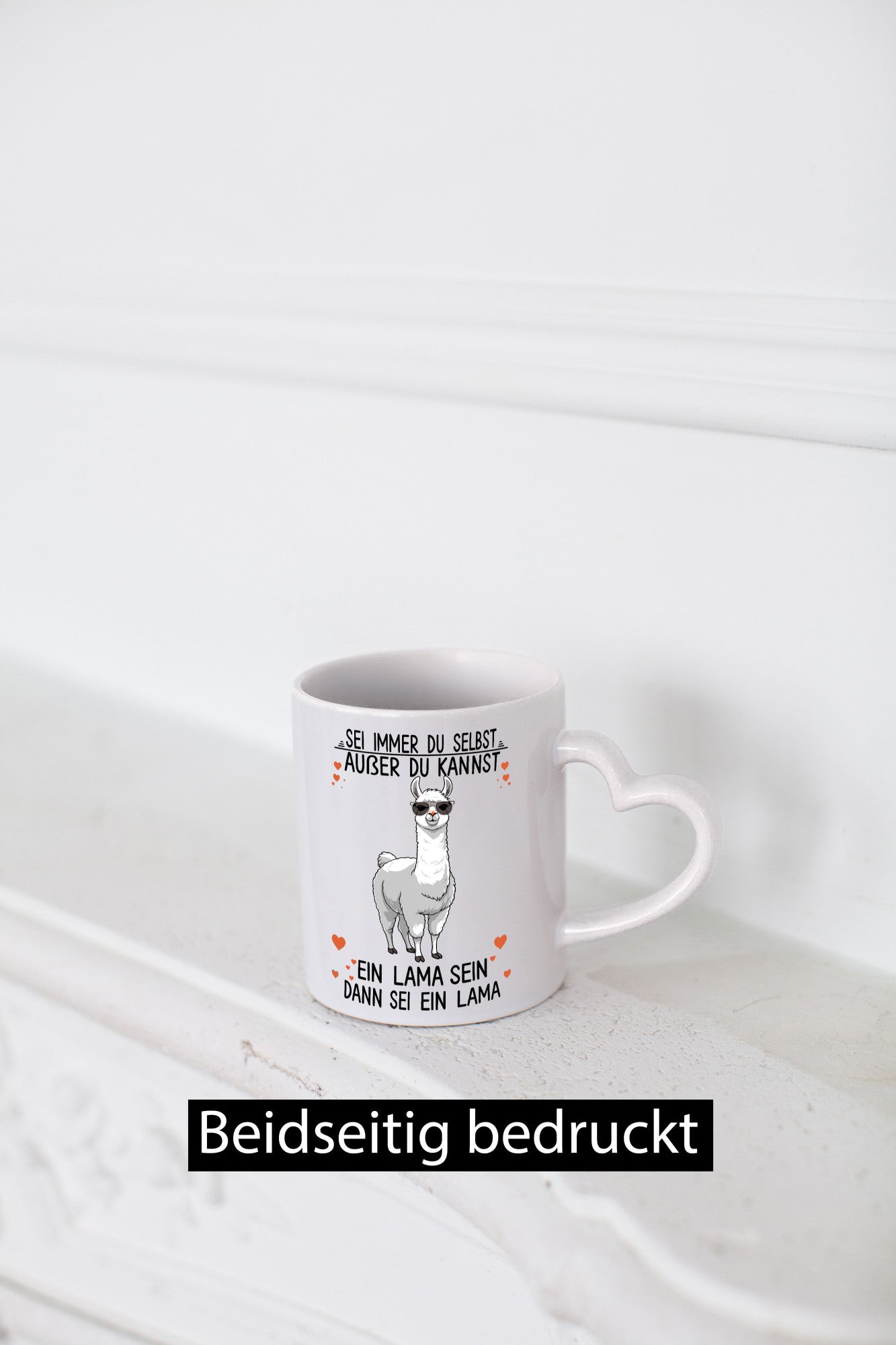 Sei ein Lama | Alpaka lustig Humor Geschenkidee Geschenk Tasse