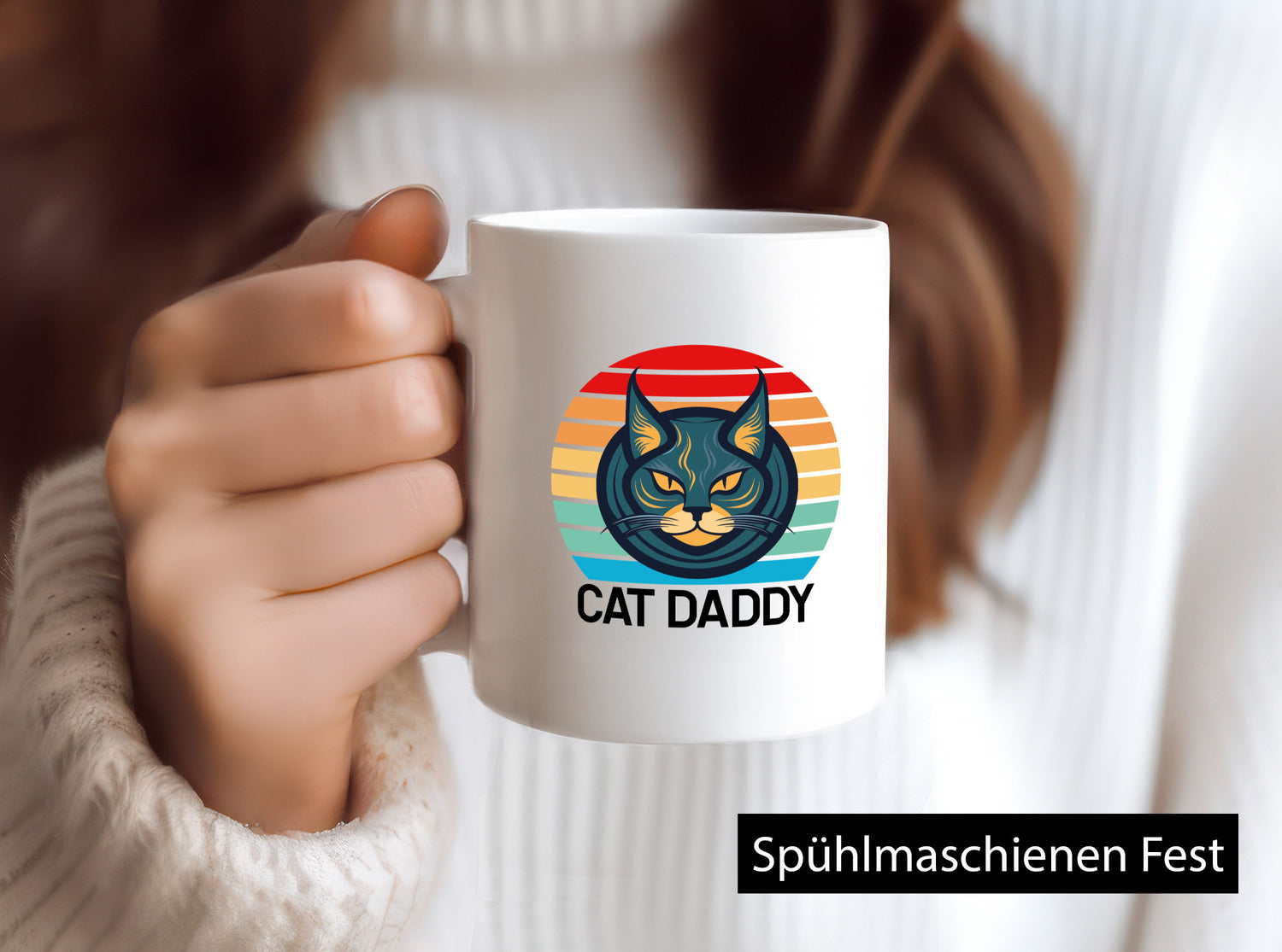 Cat Daddy | Katzenpapa niedliche Katze Tierliebhaber lustiger Spruch Geschenk