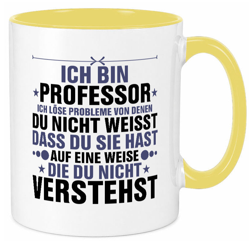 Löse Probleme: Professor | Uni Universität v2 Humor Geschenkidee Tasse