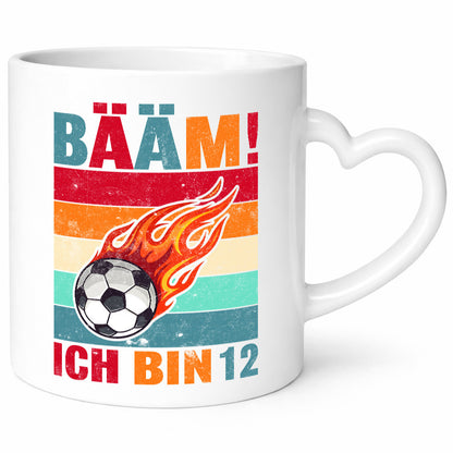 12. Geburtstag | Bääm ich bin 12 Fußball Humor Geschenkidee Tasse