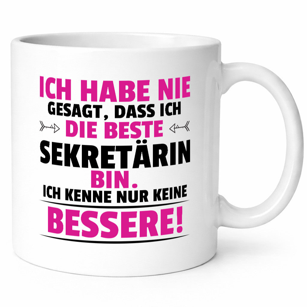 Die Beste Sekretärin | Büro Humor Arbeit Kollegen Geschenkidee Tasse