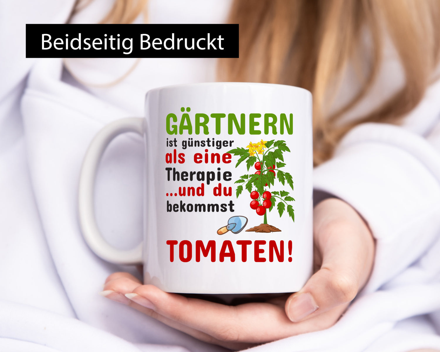 Gärtnern Therapie | Gartenhobby Tasse Garten Spruch Geschenk Humor Geschenkidee