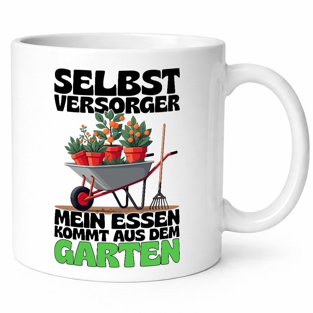 Selbstversorger | essen kommt aus dem Garten Gartenarbeit Humor Arbeit Kollegen
