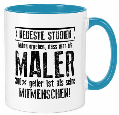 Neuste Studien: Maler | Malerei lustig Humor Geschenkidee Geschenk Tasse