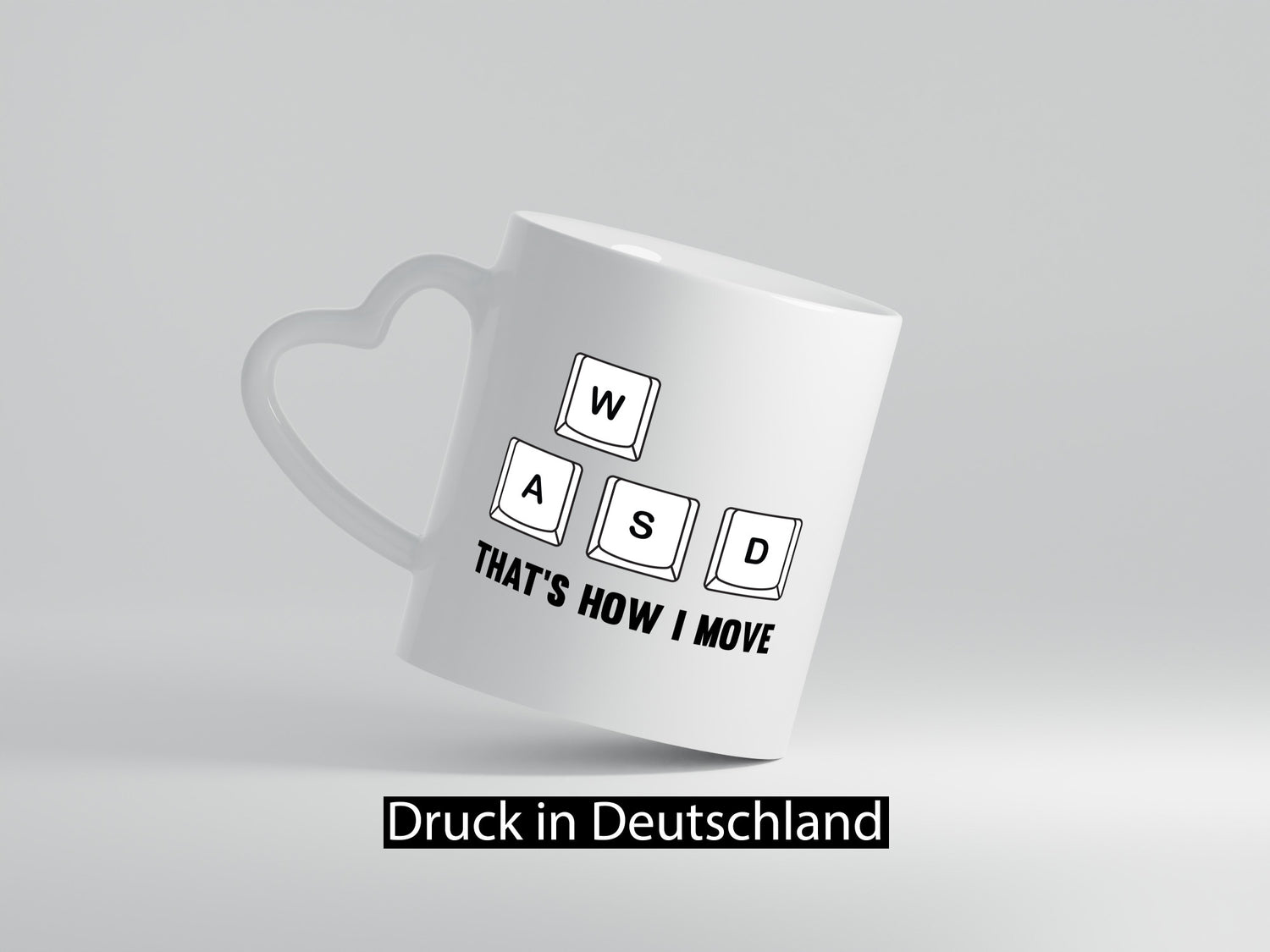 WASD | Zocker Gamer Gaming lustiger Spruch Geschenk Humor Geschenkidee Tasse