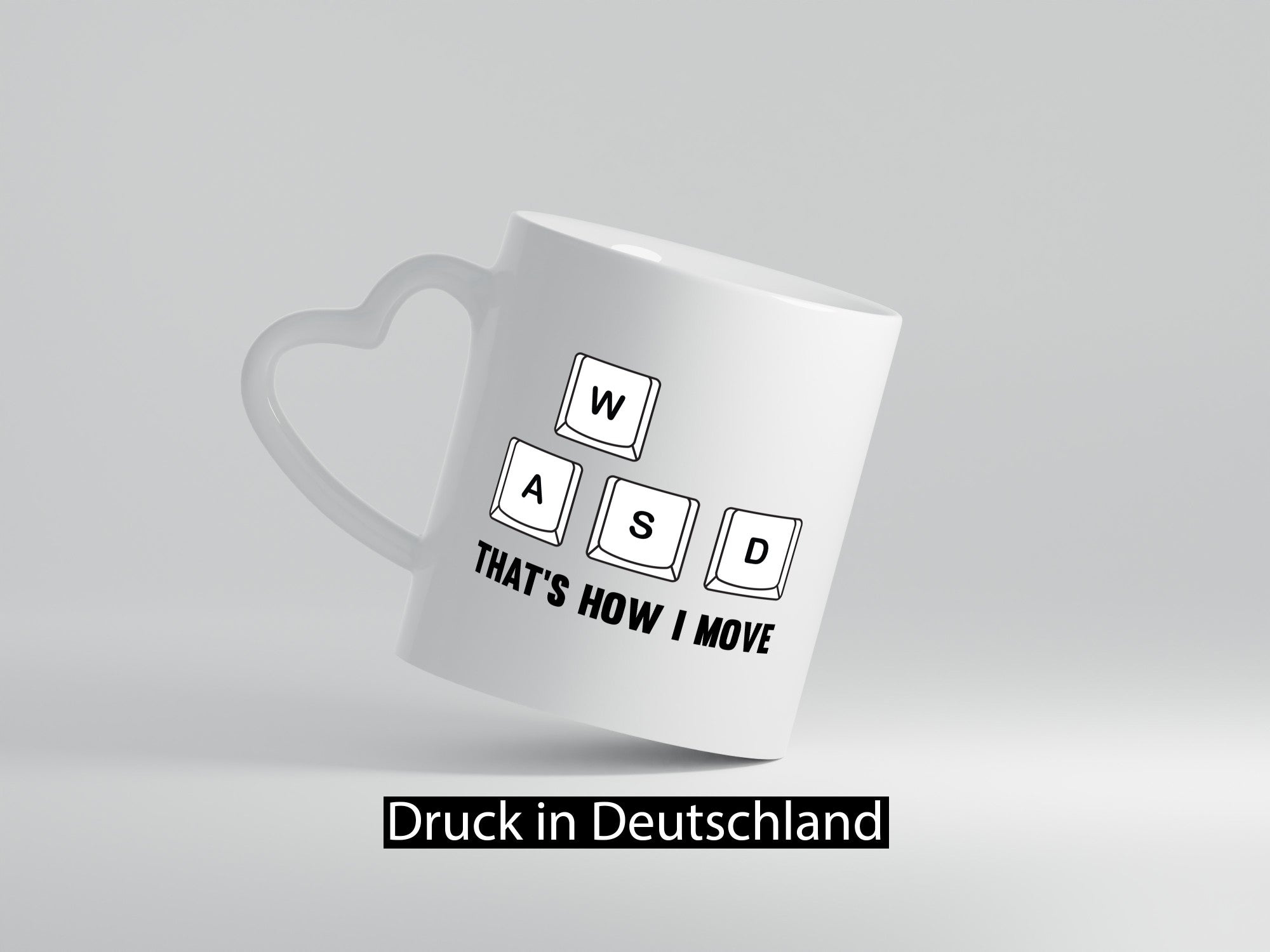 WASD | Zocker Gamer Gaming lustiger Spruch Geschenk Humor Geschenkidee Tasse