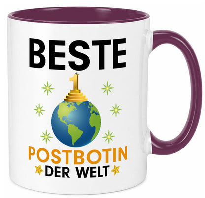 Welt Beste Postbotin | Beruf Post Briefträger Humor Arbeit Kollegen Büro