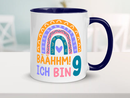 9. Geburtstag | 9 Jahre Regenbogen Bääm Mädchen Geschenk Geschenkidee lustiger