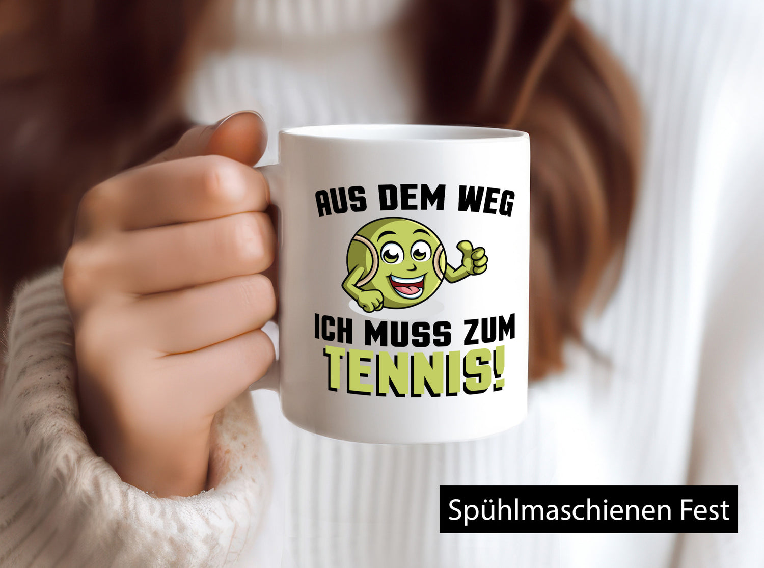 Aus dem weg ich muss zum Tennis | Tennisspielen Geschenk Humor Geschenkidee