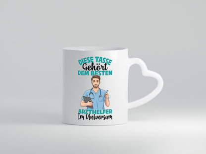 Im Universum: Arzthelfer | Fachangestellter Medizin Humor Geschenkidee Tasse
