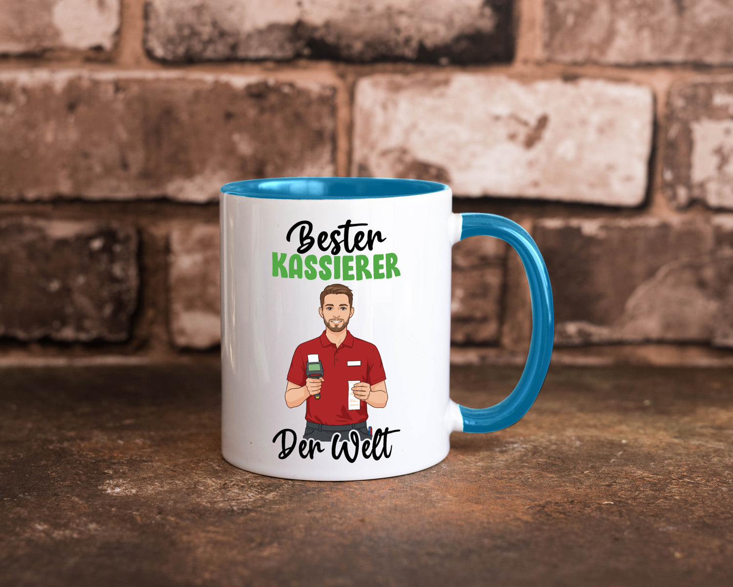 Bester Kassierer v2 Geschenkidee Humor Tasse