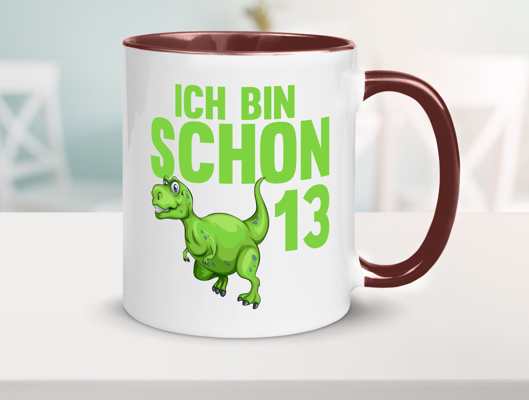 13. Geburtstag | 13 Jahre Dino Dinosaurier Humor Geschenkidee Tasse