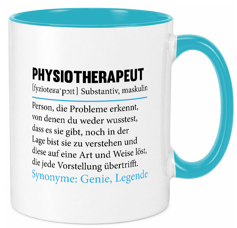 Physiotherapeut | Beruf Spruch Text lustig v2 Humor Arbeit Kollegen Büro