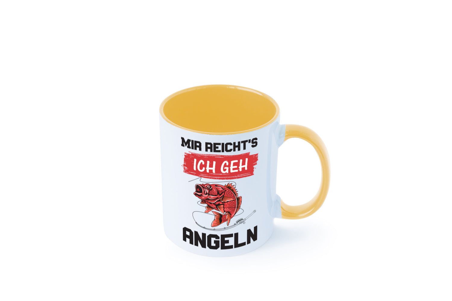 Ich geh angeln | Angler Tasse Fisch Fischer Humor lustig Geschenkidee Geschenk