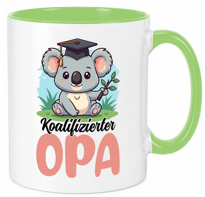 Koalifizierter Opa | Großvater Enkel Familie Humor Geschenkidee Tasse