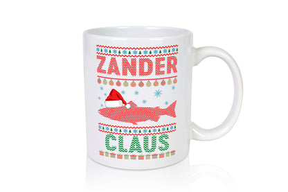 Zander Claus | Weihnachten Ugly Christmas Angler v2 Geschenkidee Humor Tasse