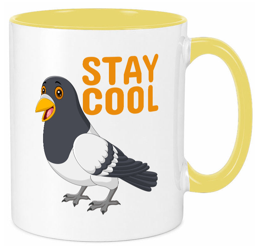 Stay Cool | coole Taube Motiv Tasse Jugendliche Humor Geschenkidee