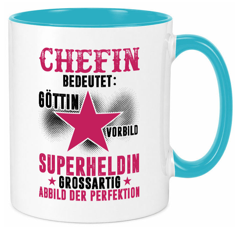 Bedeutung von Chefin | Führungskraft Vorgesetzte Geschenk Arbeit Kollegen Büro