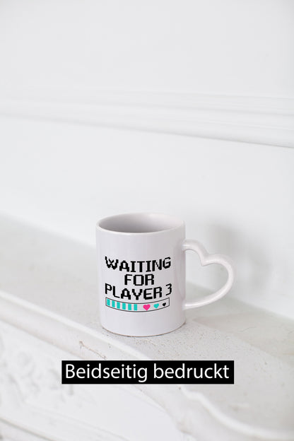 Waiting for Player 3 | Schwangerschaft Tasse Eltern lustiger Spruch Geschenk